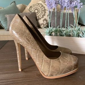 Aldo Franchette tan heel